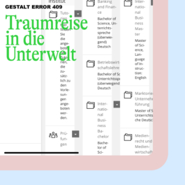 Traumreise in die Unterwelt