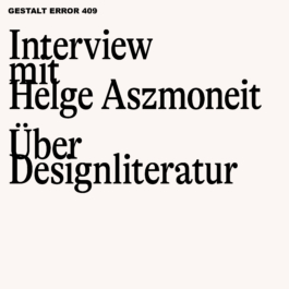 Über Designliteratur